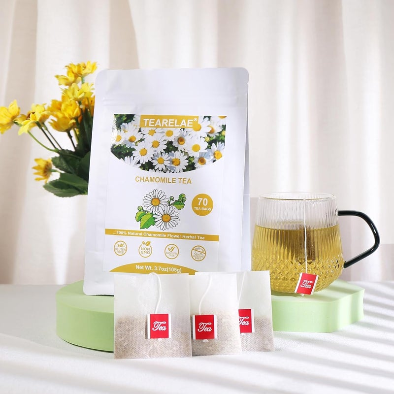 TEARELAE Chamomile Tea - 70 Count - Image 3